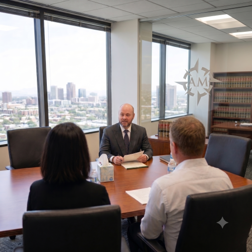 Divorce Mediator Matthew Liszewski in a Mediation Session